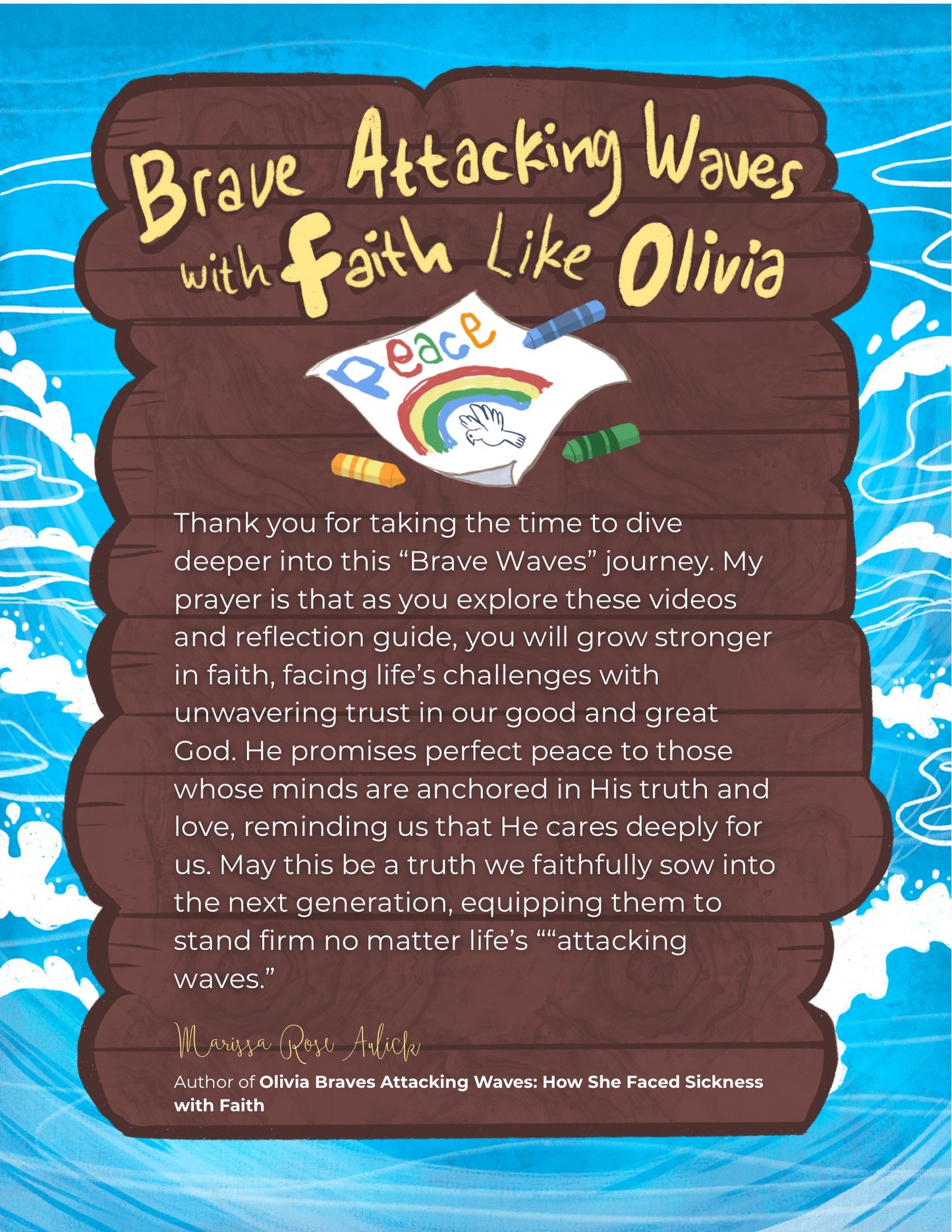 Olivia Braves Attacking Waves: Devotional Video Reflection Guide (for Parents + Mentors)