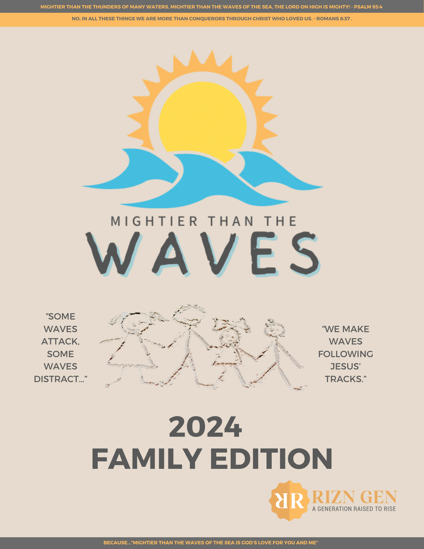 Mightier Than The Waves Family Devotional Booklet - 2024